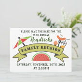 Save the Date Wiedersehen-Design. Einladung (Stehend Vorderseite)