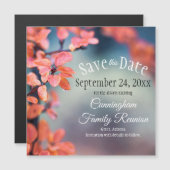 Save the Date Wiedersehen-Herbsteinstellung lässt Magnetkarte (Vorne/Hinten)