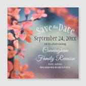 Save the Date Wiedersehen-Herbsteinstellung lässt  Magnetkarte (Vorderseite)