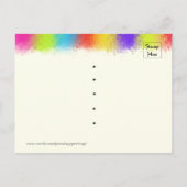 Save the Date Wiedersehen, Party oder Event im Aug Ankündigungspostkarte (Rückseite)