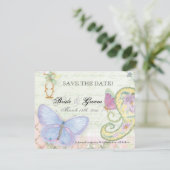 Save the Date - Wings of Liebe Wedding Collection (Stehend Vorderseite)