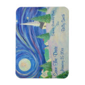 Save the Date Winter Geburtstag Magnet (Vertikal)