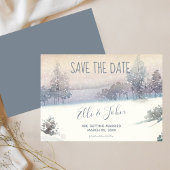 Save the Date Winterhochzeit