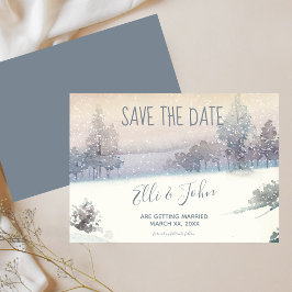 Save the Date Winterhochzeit