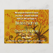 SAVE THE DATE - WIRBEL - ANKÜNDIGUNGSPOSTKARTE (Rückseite)