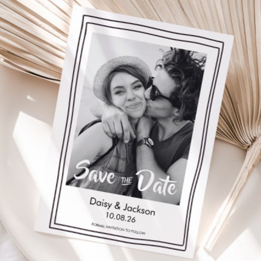 Save The Date wunderliche moderne Foto-Hochzeitska