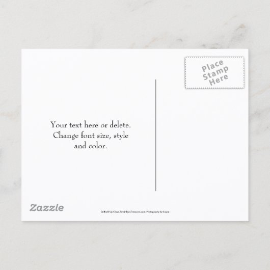 Save The Date Yellow Daffodil Flower Ankündigungspostkarte (Rückseite)