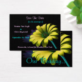 Save the Date Yellow Daisy (Schreibtisch)