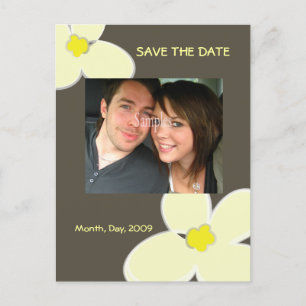 Save the Date, zazzle Hochzeitskarten Ankündigungspostkarte