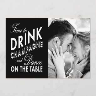 Save the Date - Zeit, Champagner zu trinken