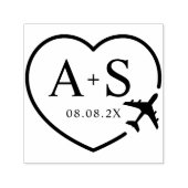Save the Date Zielflughafen Permastempel (Design)