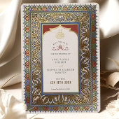 Save the Date Ziergoldenmuslime Folieneinladung