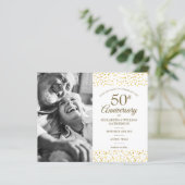 Save the Date zum 50. Jahrestag des Haushaltsjahre (Stehend Vorderseite)