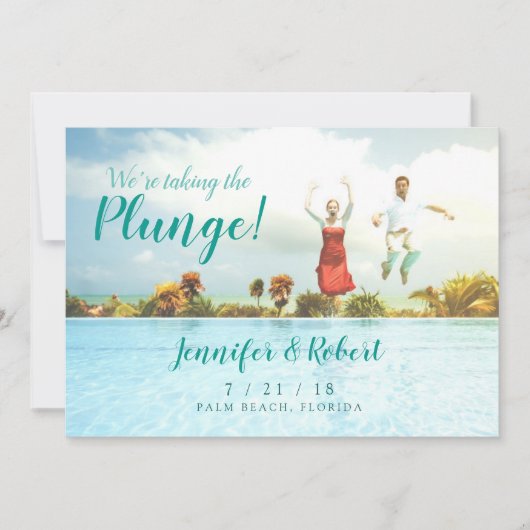 Save the Date zum Plunge Summer Fun (Vorderseite)