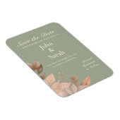 Save the Date zum Thema Grünes Magnet (Rechte Seite)