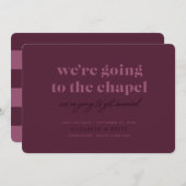 Save the Date zur Kapelle (Berry) (Vorne/Hinten)