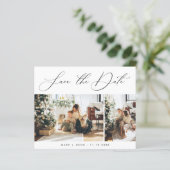 Save the Date | Zwei Fotos (Stehend Vorderseite)