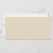 Save the Date zwei Herzen im Sand (Rückseite)