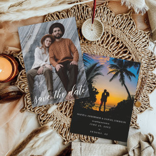 Save the Date zweiseitige Fotokarte