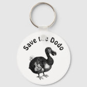 Save the Dodo bird keychain Schlüsselanhänger (Vorderseite)