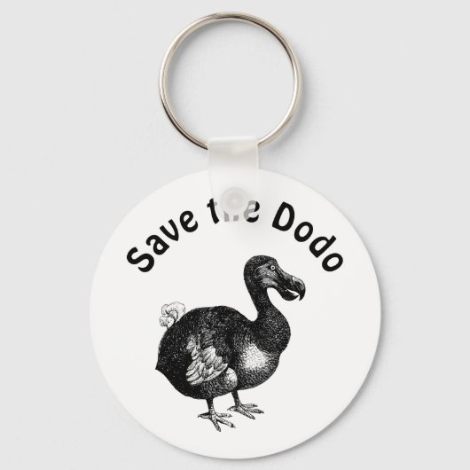 Save the Dodo bird keychain Schlüsselanhänger (Vorderseite)