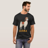 Save The Drama For Your Llama Cute Animal  1 T-Shirt (Vorne ganz)