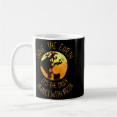 Save The Earth Only Planet With Pizza Funny Earth  Kaffeetasse (Links)