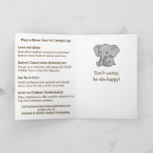 Save the Elephants | April 16th Karte (Innenseite)