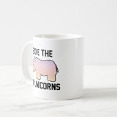 Save The Fat Unicorns Kaffeetasse (Vorderseite Links)
