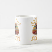 Save The Jackalope Camping Lover Jackalope Kaffeetasse (Mittel)