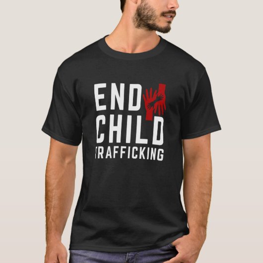 Save The Kids End Child Trafficking Stop Human Tra T-Shirt (Vorderseite)