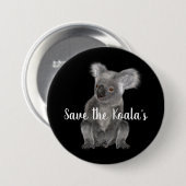 Save the Koala’s Button (Vorne & Hinten)
