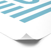 Save the ocean activist quotes beach aesthetic poster (Ecke)