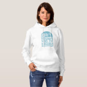 Save the ocean activist quotes retro aesthetic hoodie (Vorne ganz)