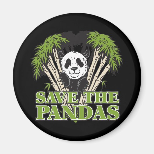 Save the Pandas Magnet (Vorne)