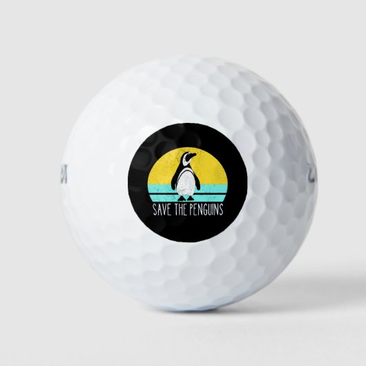 Save The Penguins Golfball (Vorderseite)