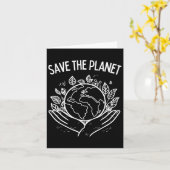 Save the Planet Earth Day 2025 Environment Arbor D Karte (Gelbe Blume)