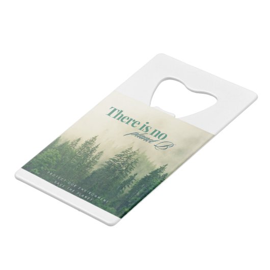 Save the Planet Geldbeutel Flaschenöffner (Rückseite Schrägansicht)