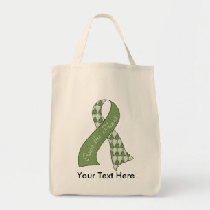 Save the Planet Ribbon: Everygreens Grocery Tasche