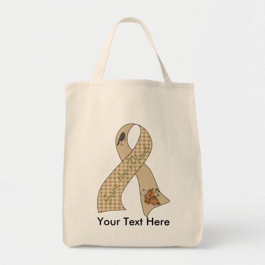 Save the Planet Ribbon: Tasche Herbstfelder (Vorne)