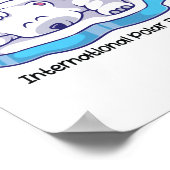 Save the polar bears Polar Bear Day Poster (Ecke)