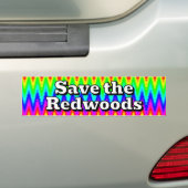 Save the Redwoods Autoaufkleber (Auf Auto)