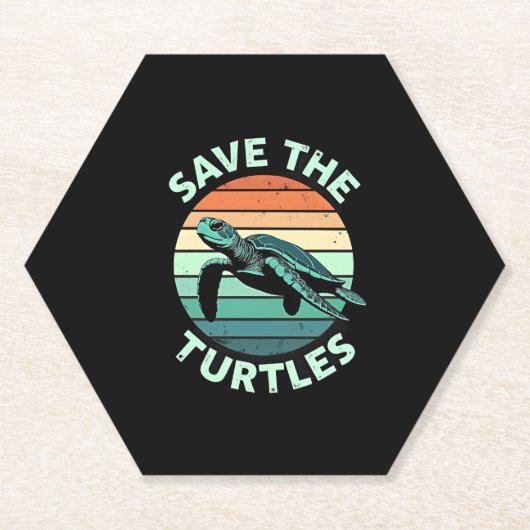 Save The Turtles Animal Turtle Pet Lover (4) Untersetzer (Vorderseite)