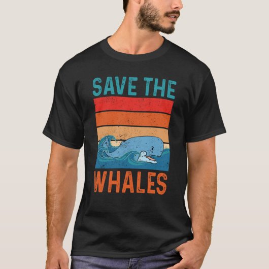 Save The Whales T-Shirt (Vorderseite)