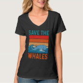 Save The Whales T-Shirt (Vorderseite)