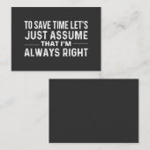 save time visitenkarte (Vorne/Hinten)