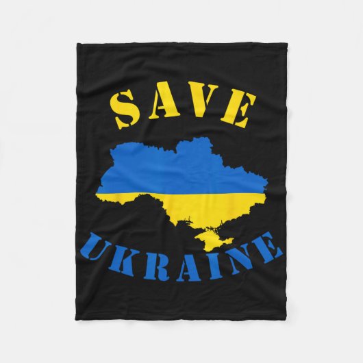 Save Ukraine Shirt A Ukranian T Shirt Fleecedecke (Vorderseite)