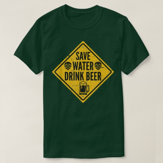 Save Water Drink Beer T-Shirt (Design vorne)