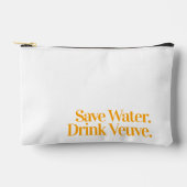 Save Water. Drink Veuve. Small Bag Zubehörtasche (Vorderseite)