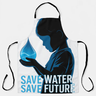 Save Water Save Future Apron Schürze